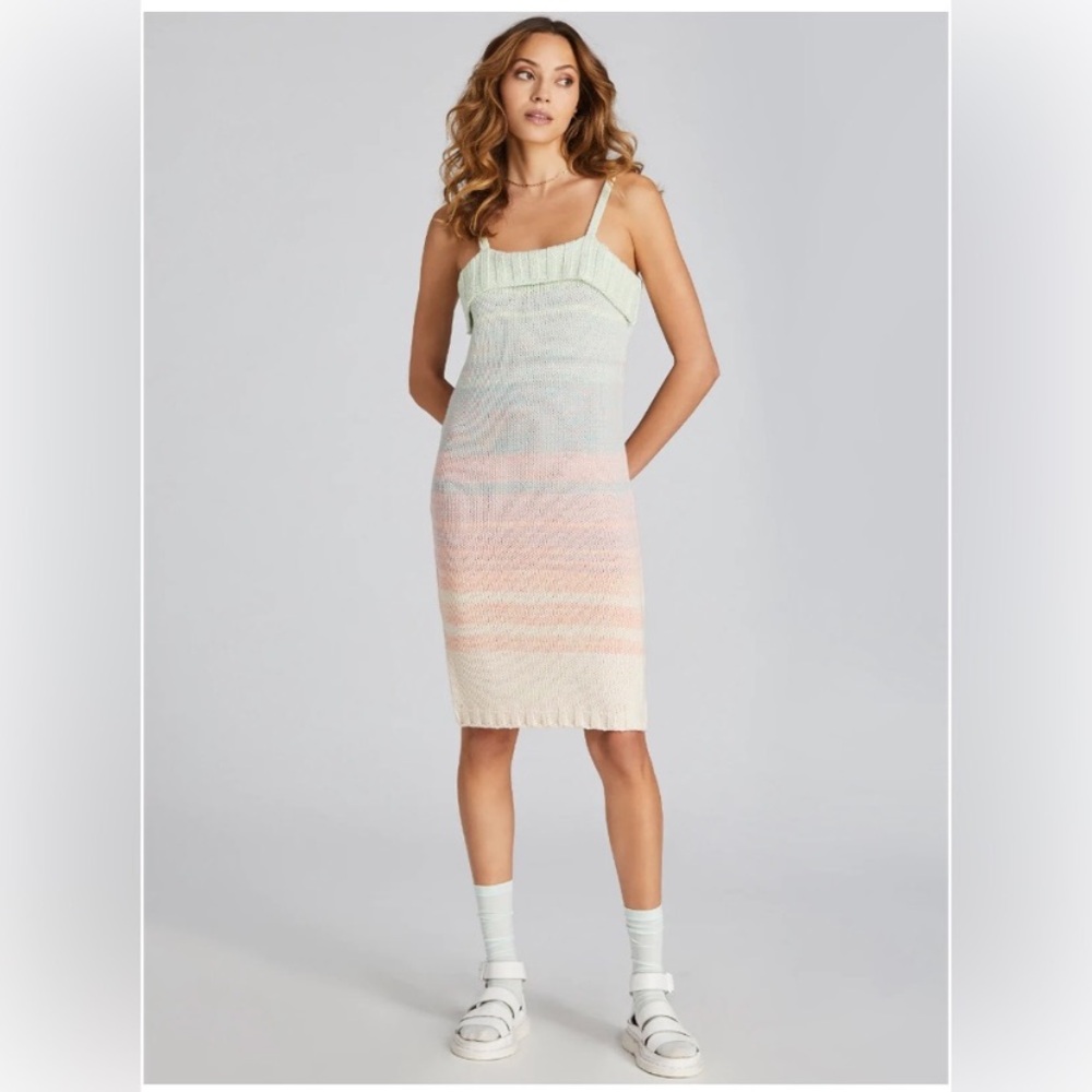 Anthropologie x 525 America Ombrรฉ Taffy Midi Dress